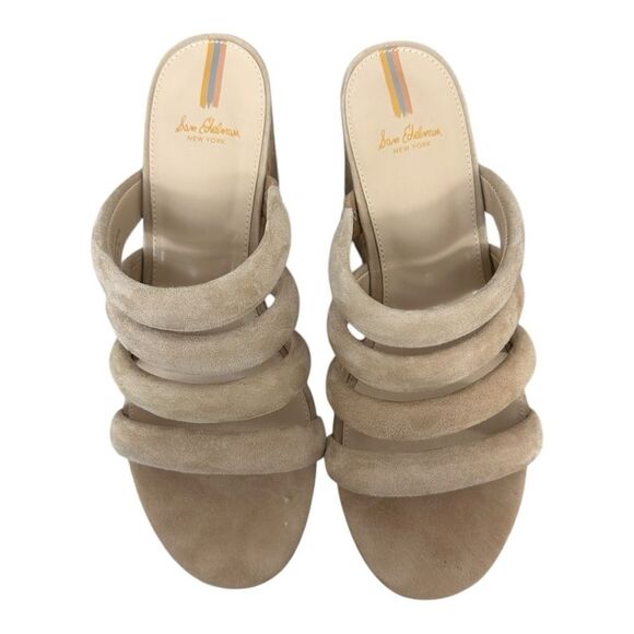 Sam Edelman Women’s Shoes Yuki Suede Espadrille Wedge Sandals Size 9.5 - Picture 2 of 9